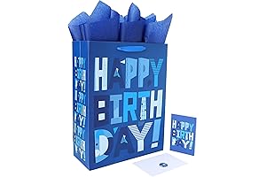 Extra Large Birthday Gift Bags for Men and Women