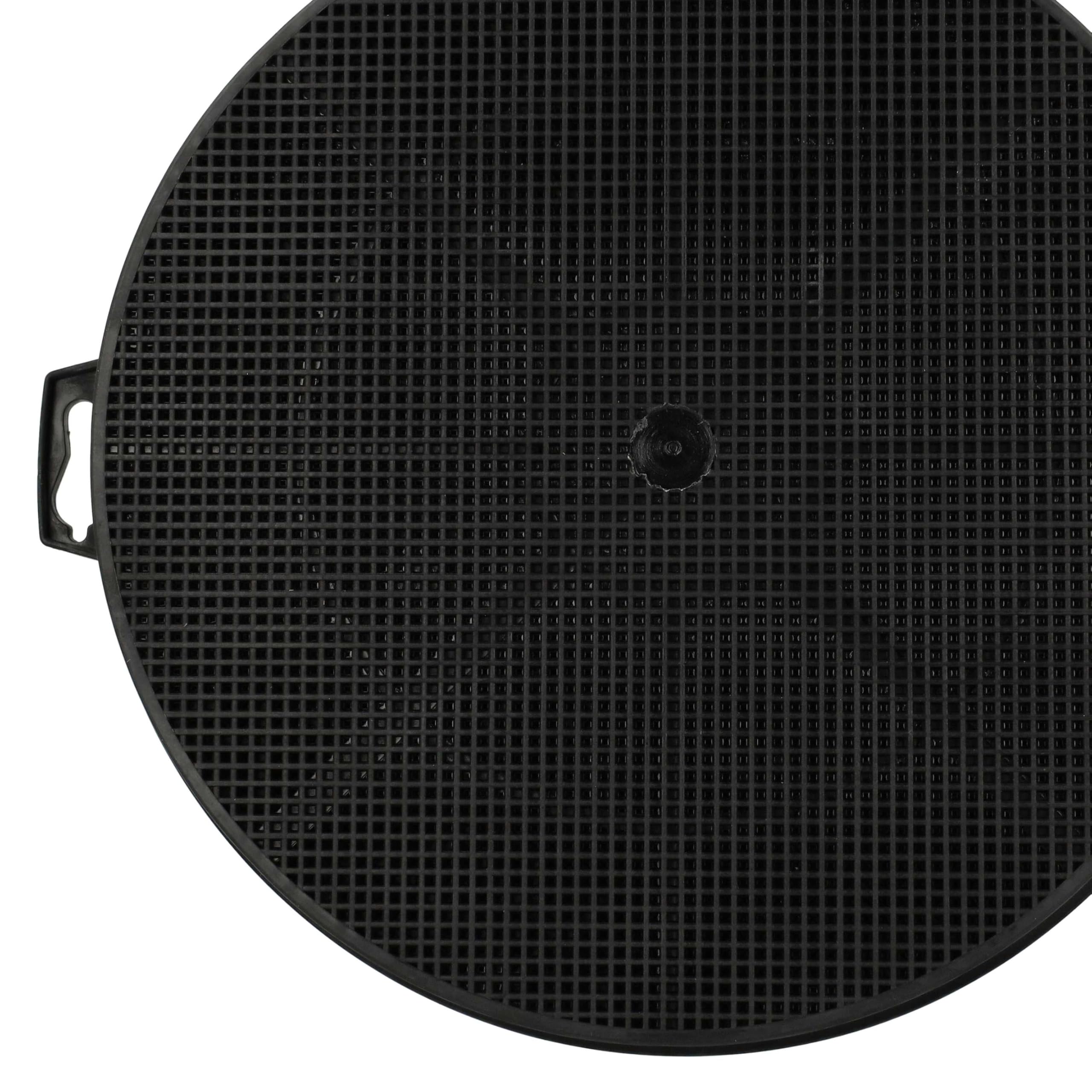 vhbw 10x filtro de carbón activado compatible con Baumatik TON6.1, STD6SS, STD6CSS, STD62, STD61W, STD61SS, STD61B, STD6.2 campanas cocina - 21 cm