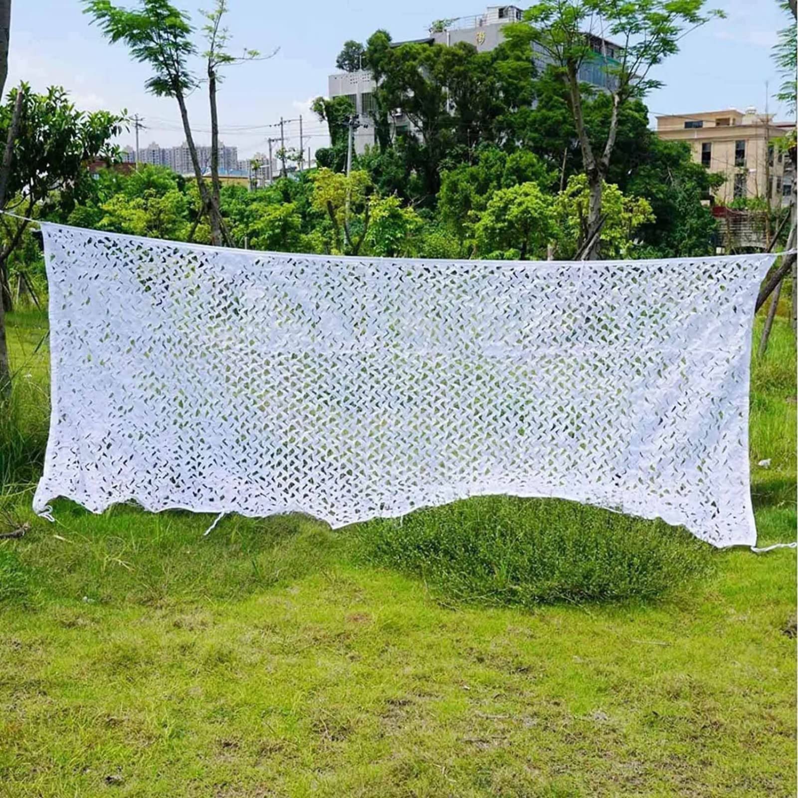 Red De Camuflaje, Tela Oxford Ligera, Red De Camuflaje para Sombrilla Al Aire Libre, Observación De Aves En La Jungla,5X10m