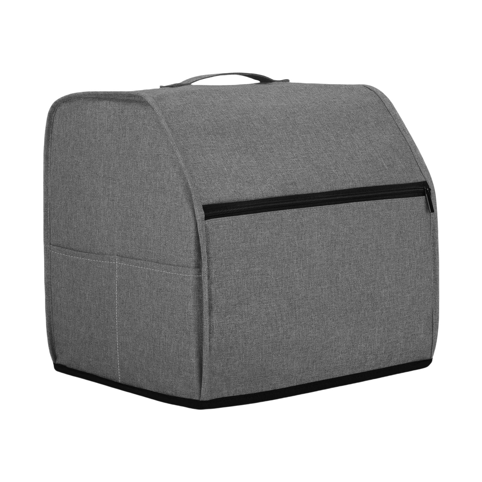 hogtnd Sewing Machine Dust Cover with Pockets and Handles, Overlock Dust Cover for Tra Dust Cover