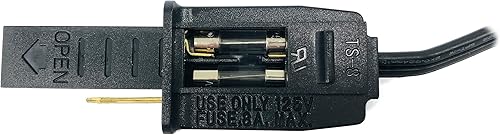 Miniatura 4 de Holiday Lighting Outlet Cadena de Luces Navideñas C9, Iluminación para Eventos de Patio, Cable Negro, Espaciado de Enchufes de 12", E17 (100") Negro