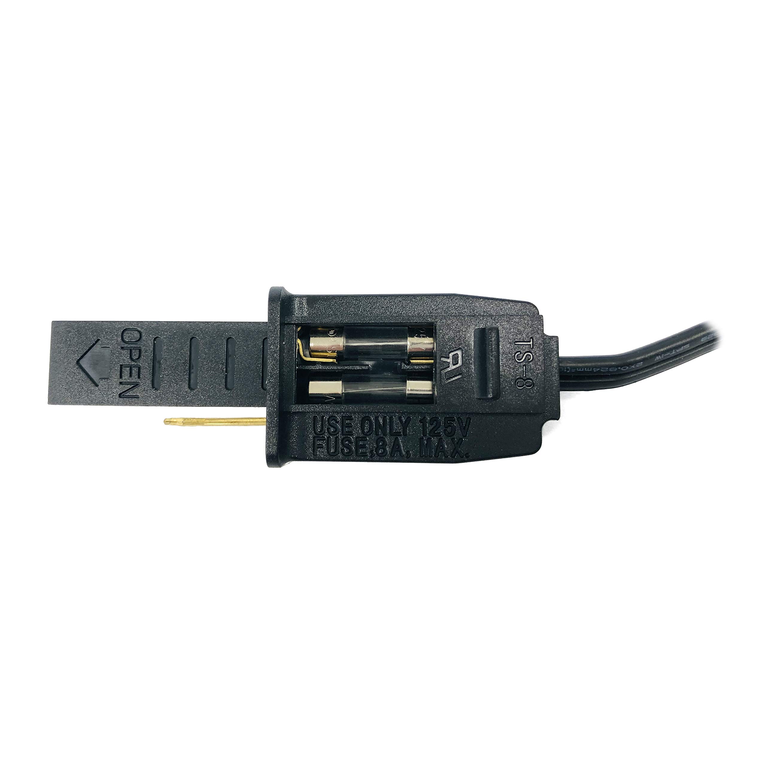 Holiday Lighting Outlet C9 Guirlande lumineuse de Noël, éclairage d'événement, de terrasse, cordon noir, espacement de 30,5 cm, E16 (50 m)