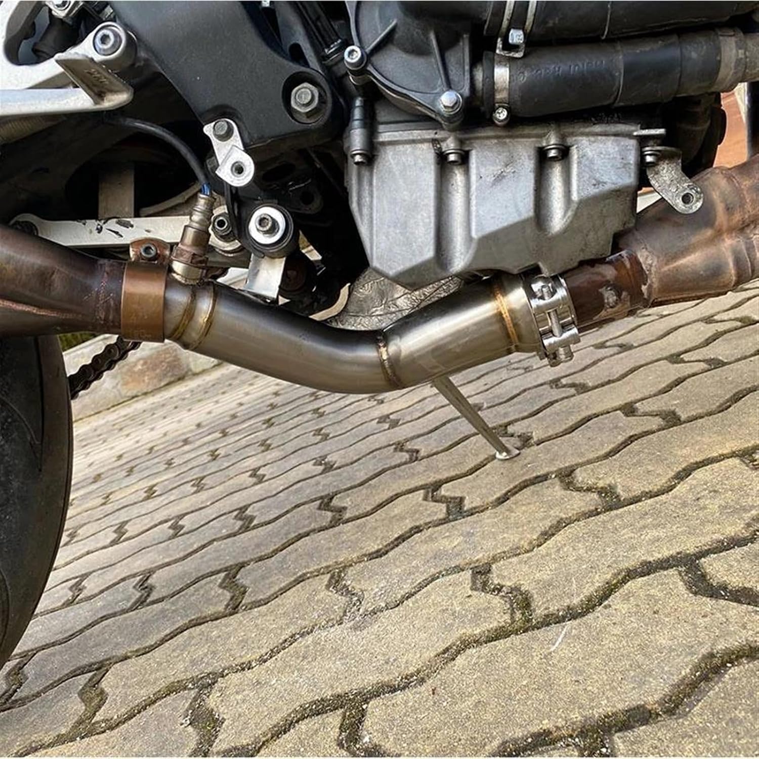 Motorcycle Exhaust System Link Pipe Connect Original Muffler Accessories For Yamaha 2006 2007-2019 Tail Muffler