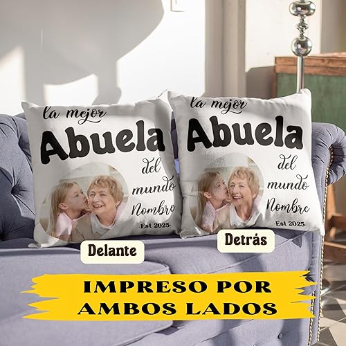 Miniatura 4 de Fundas de almohadas con inserto de personalizados, regalos para Abuelas para Navidad, regalos de Día de las Madres para Abuela, regalo para mujer 14