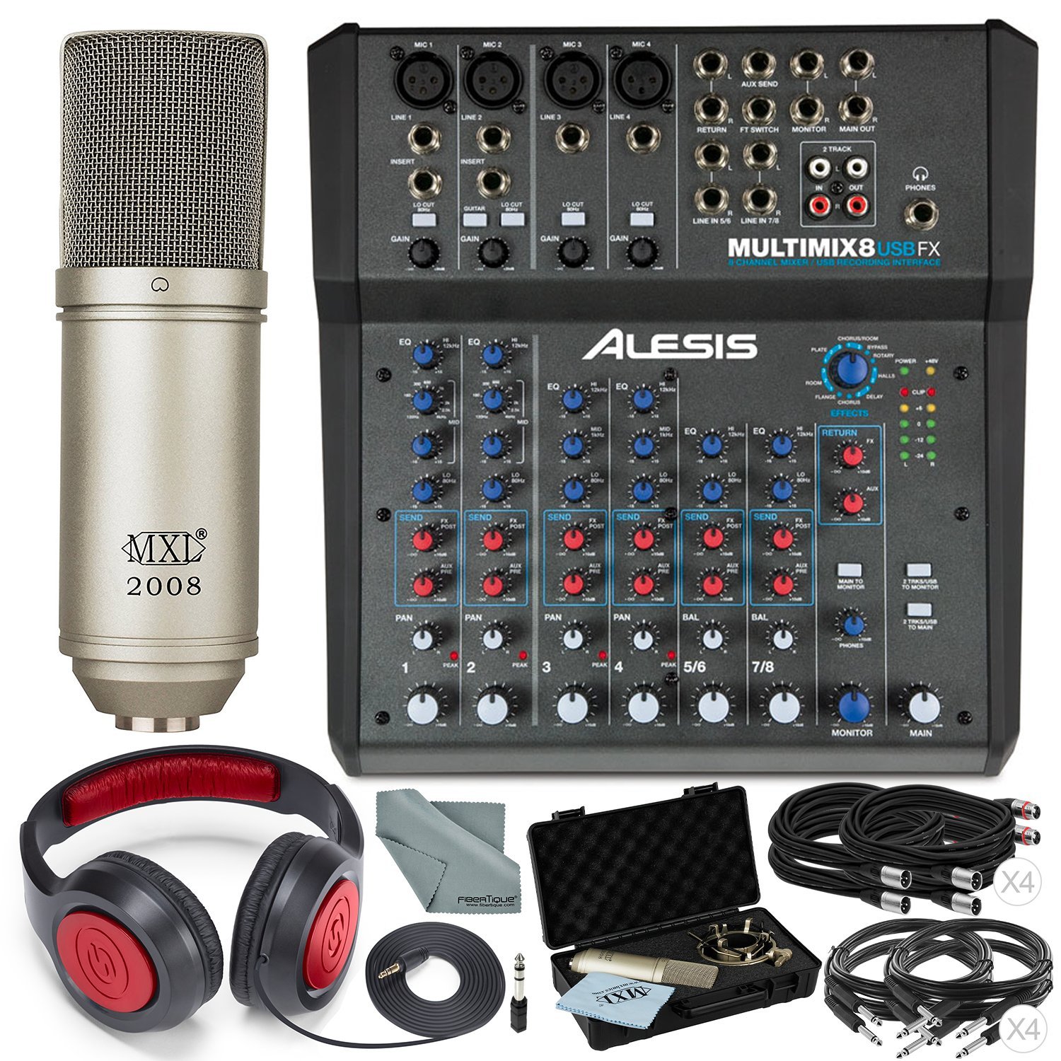 ALESIS MULTIMIX8USB FX ミキサー