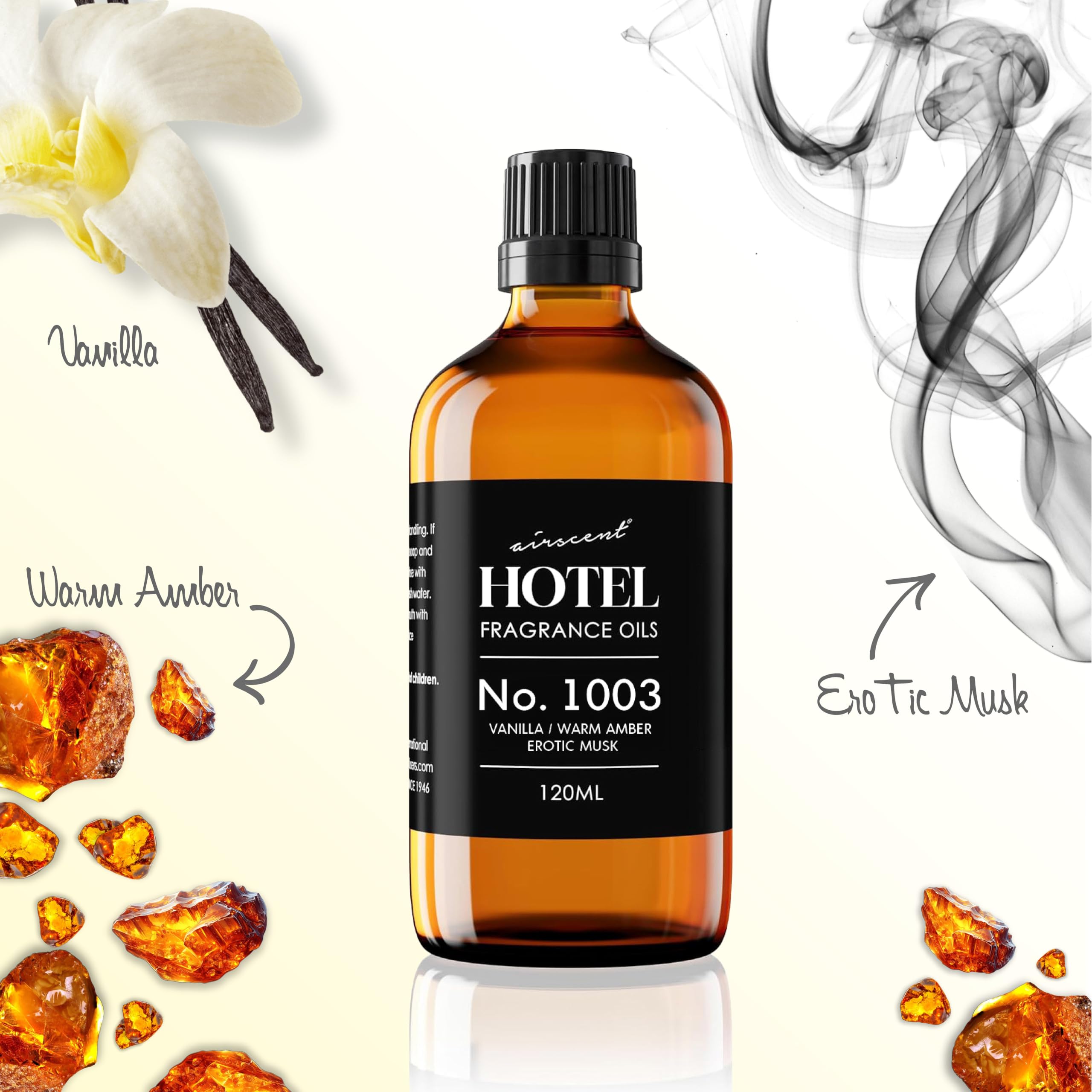 AirScent Hotel Diffuser Oil No. 1003 - Vanilla Warm Amber Musk