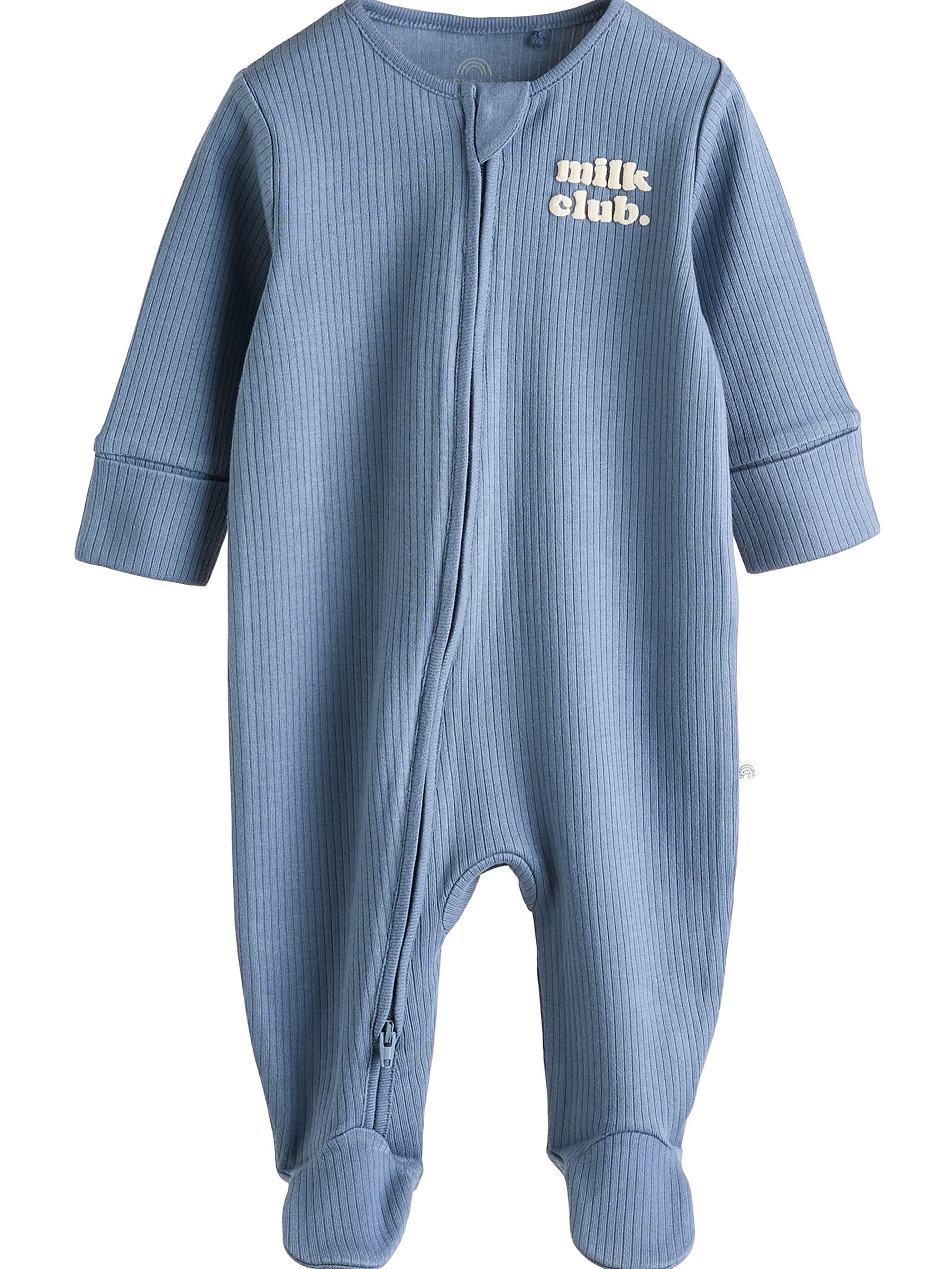 NEXT Bebés niño Pack de 3 Pijamas de Animales con Eslogan