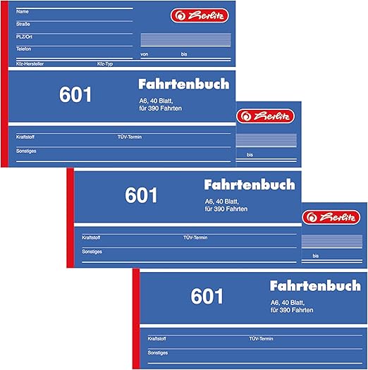 Fahrtenbücher DIN A6 | Für 451 Fahrten | 8St. X 2,40 € In Nordrhein