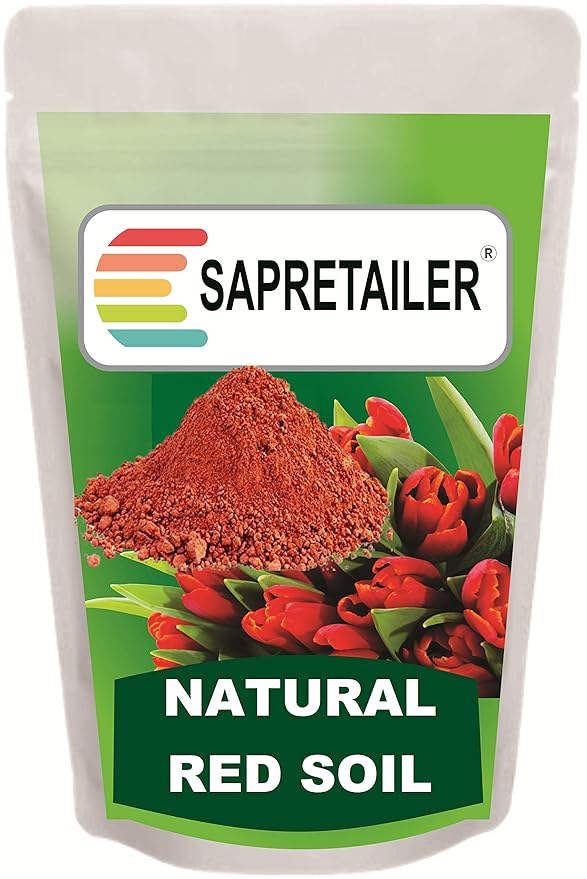 SAPRETAILER Red Soil All Purpose 100% Organic Natural Soil for Potting Mix for Plants 10Kg