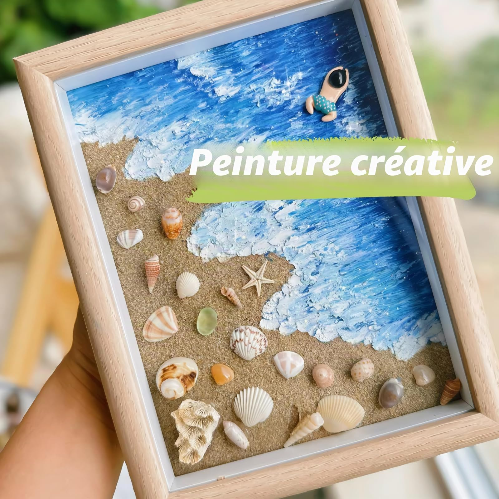 1 200 pièces petites coquillages de mer et 10 petites étoiles de mer - Mélange de coquillages de plage en spirale pour aquarium et vase, décoration de fête sur le thème de la plage