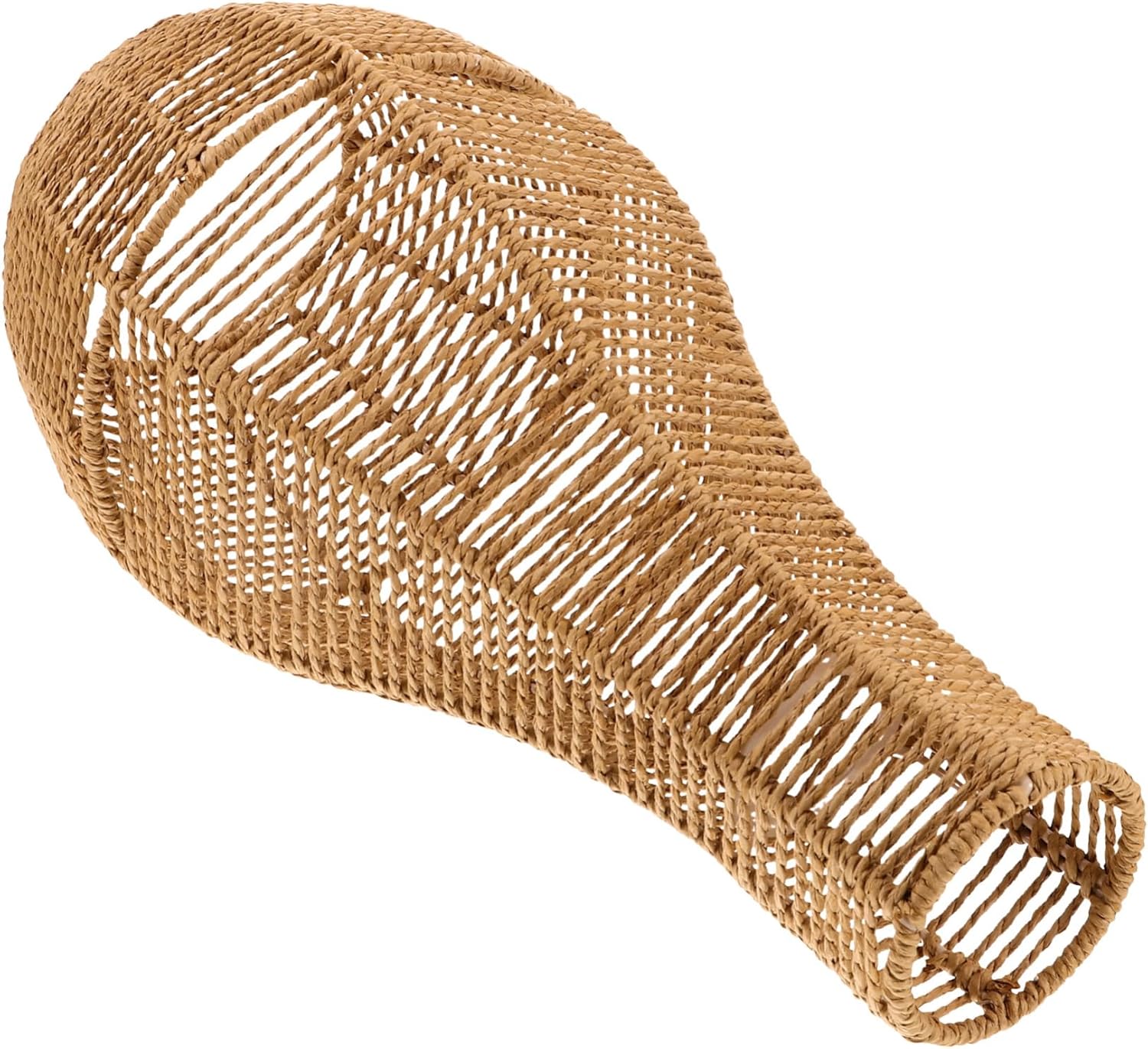 BESPORTBLE Vintage Woven Lampshade for Ceiling Rustic Rope Design Easy to Install Home Decor Light Cover for Bars Guesthouses and Clothing Stores