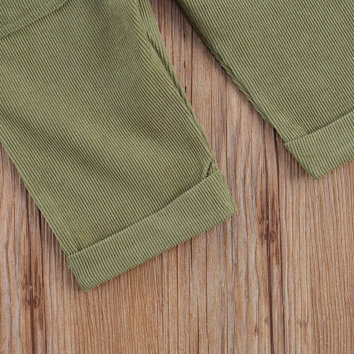 YOKJZJD Newborn Infant Baby Boy Girl Fall Winter Suspender Pants Overalls Corduroy Bib Pants Trousers with Pockets - Image 6