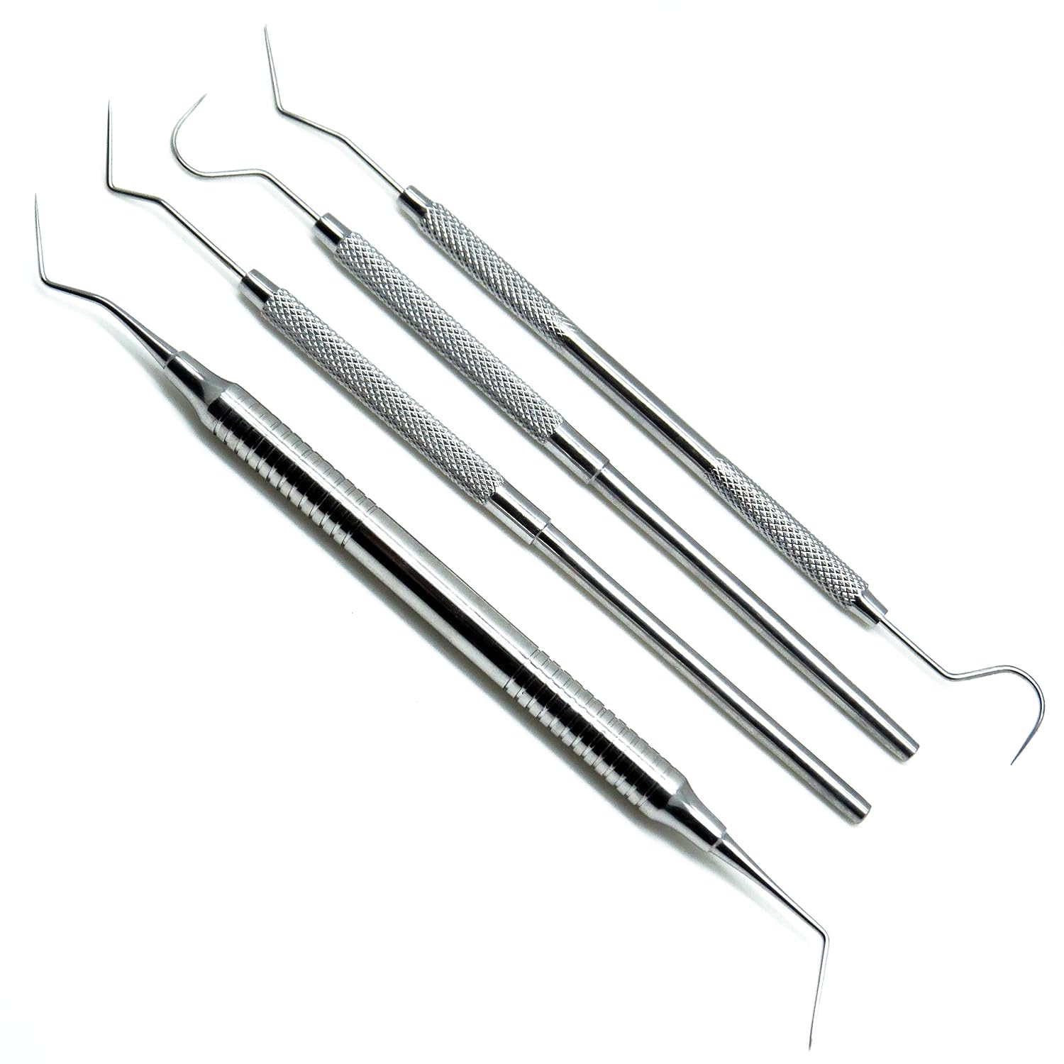 Dental Explorer Set of 4 Premium Diagnostic Instruments Ends 23, 9, 23/17a & Dg16