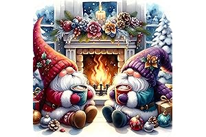 Christmas Diamond Painting Kits - Unique Holiday Arts and Crafts for Adults