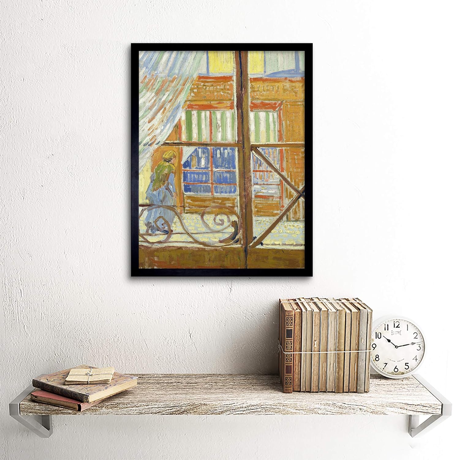 Vincent Van Gogh View Of A Butchers Shop Art Print Framed Poster Wall Decor 12x16 inch