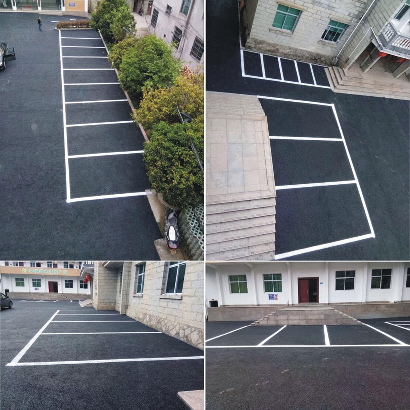 Radlinienmarkierungsmaschine für Parkplätze, Spielplätze, Sportplätze, Straßen