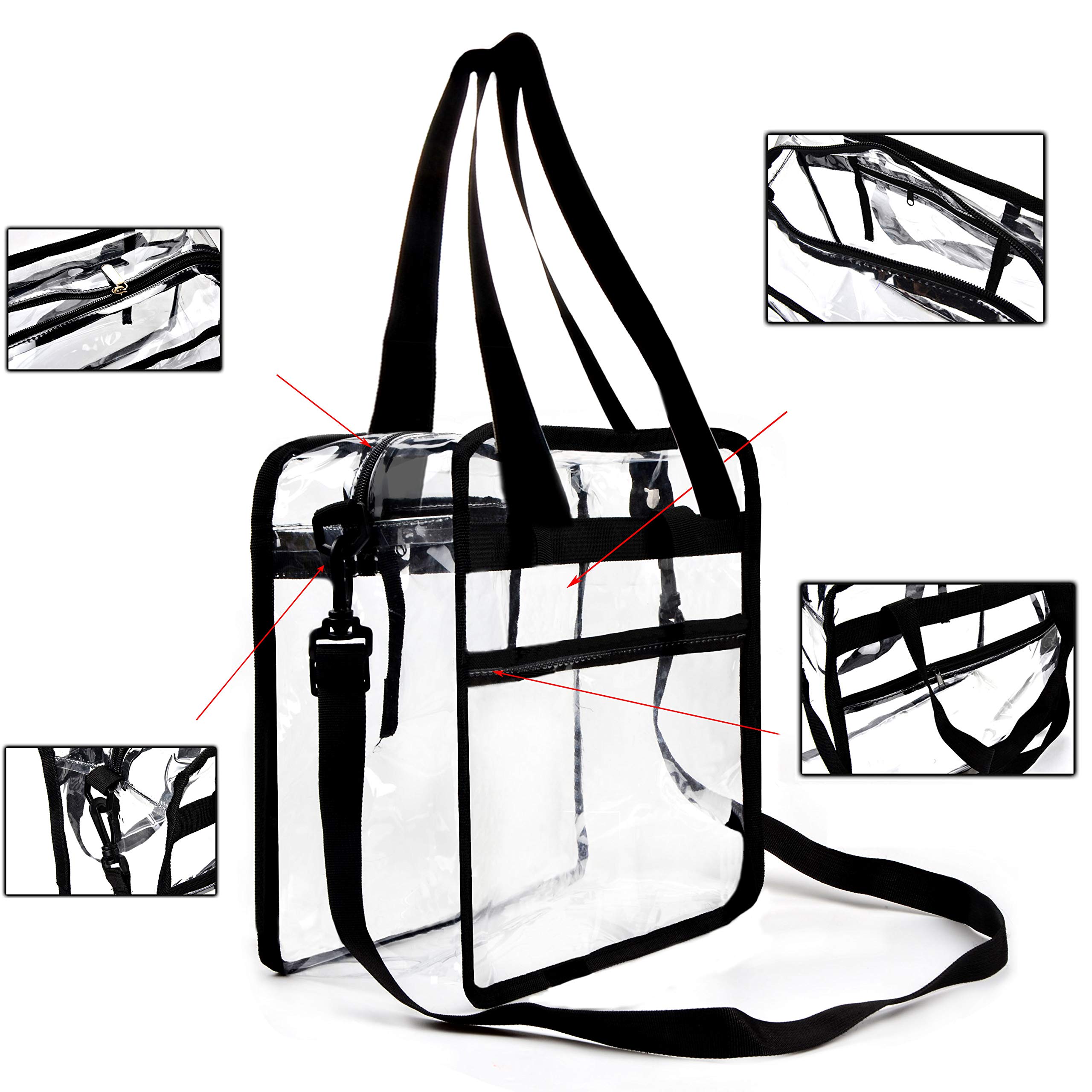 clear tote bags for stadiums