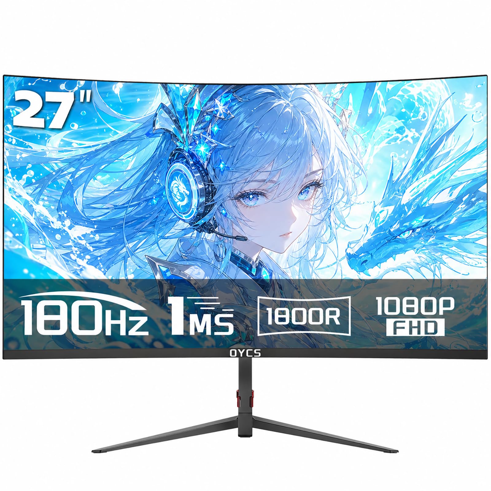 Amazon.co.jp: OYCS 27インチ ゲーミングモニター 180/200Hz VAパネル