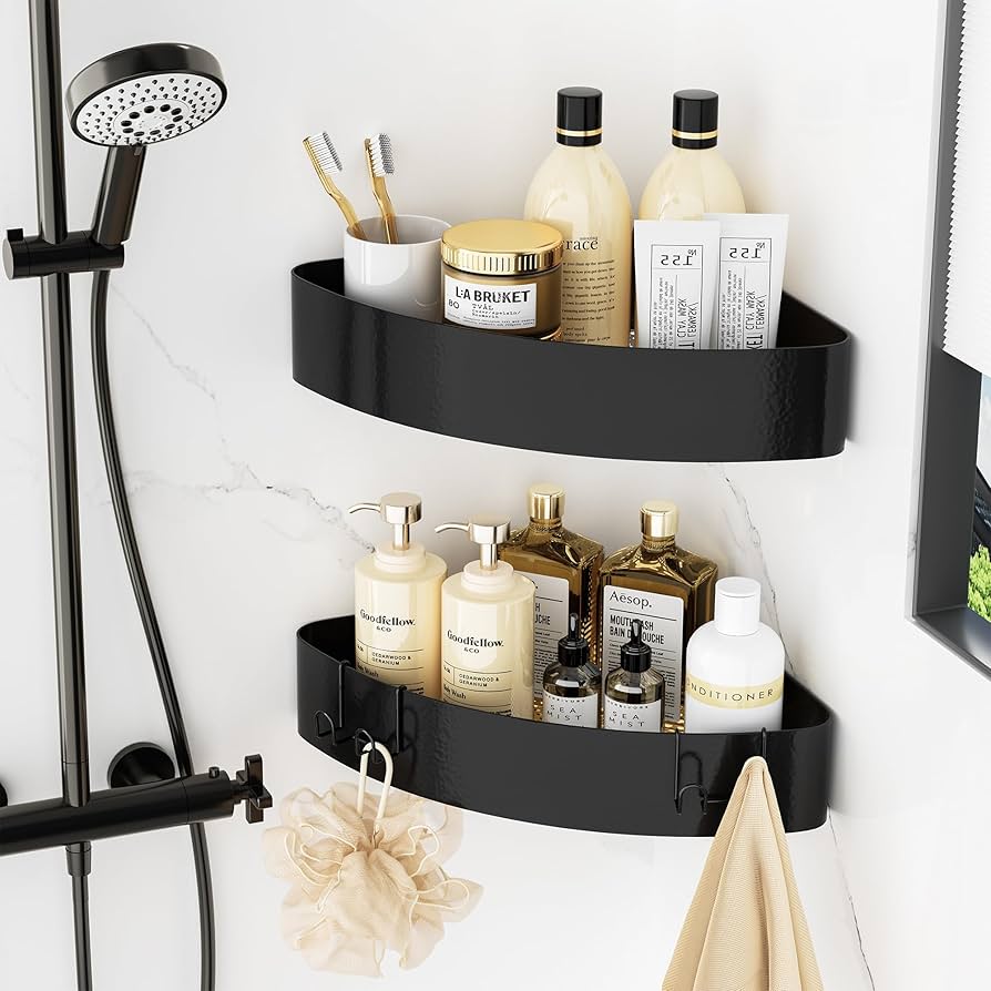 Amazon｜Orimade マグネット バスルーム コーナー ラック フック