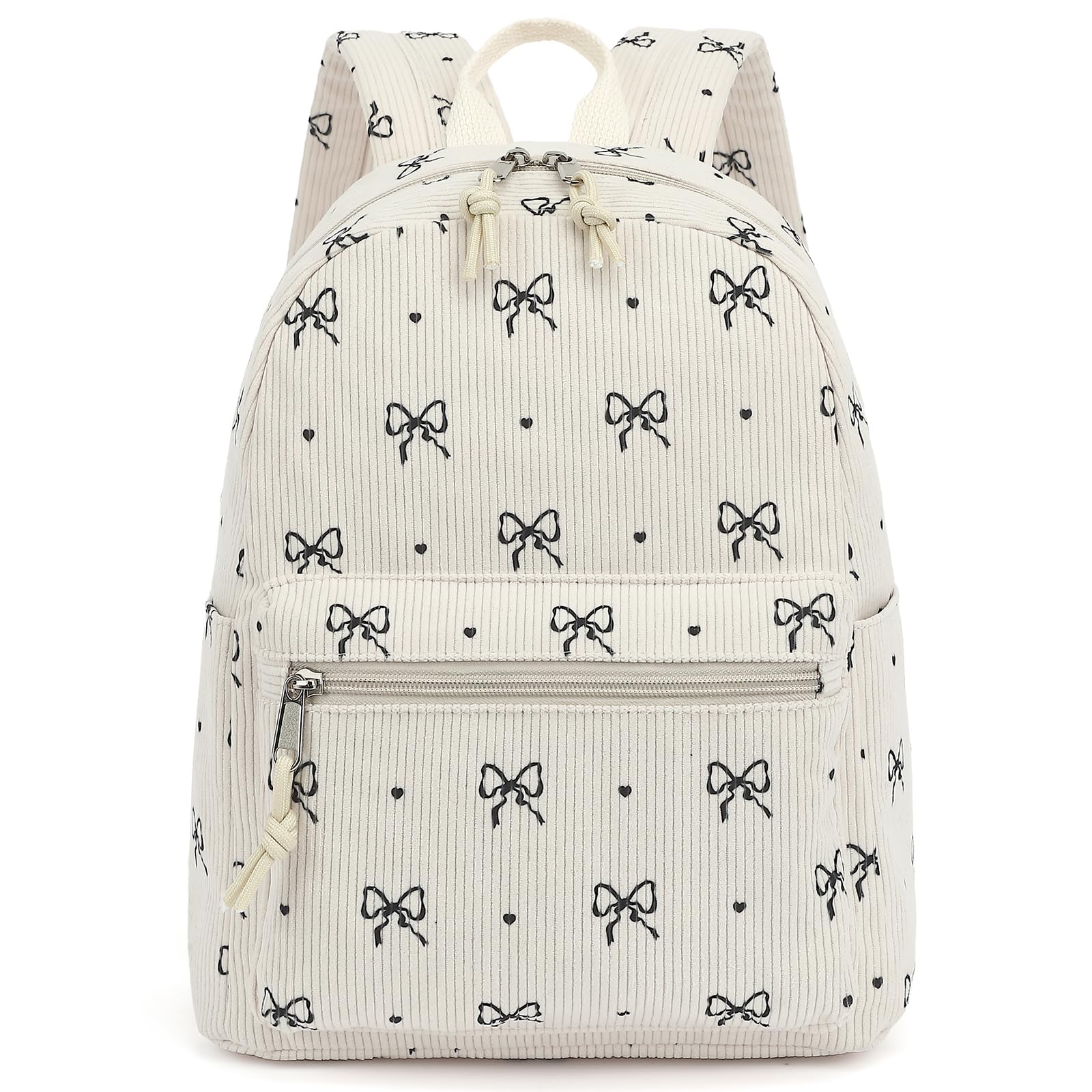 Dezcrab Corduroy Mini Backpack Bow Tie