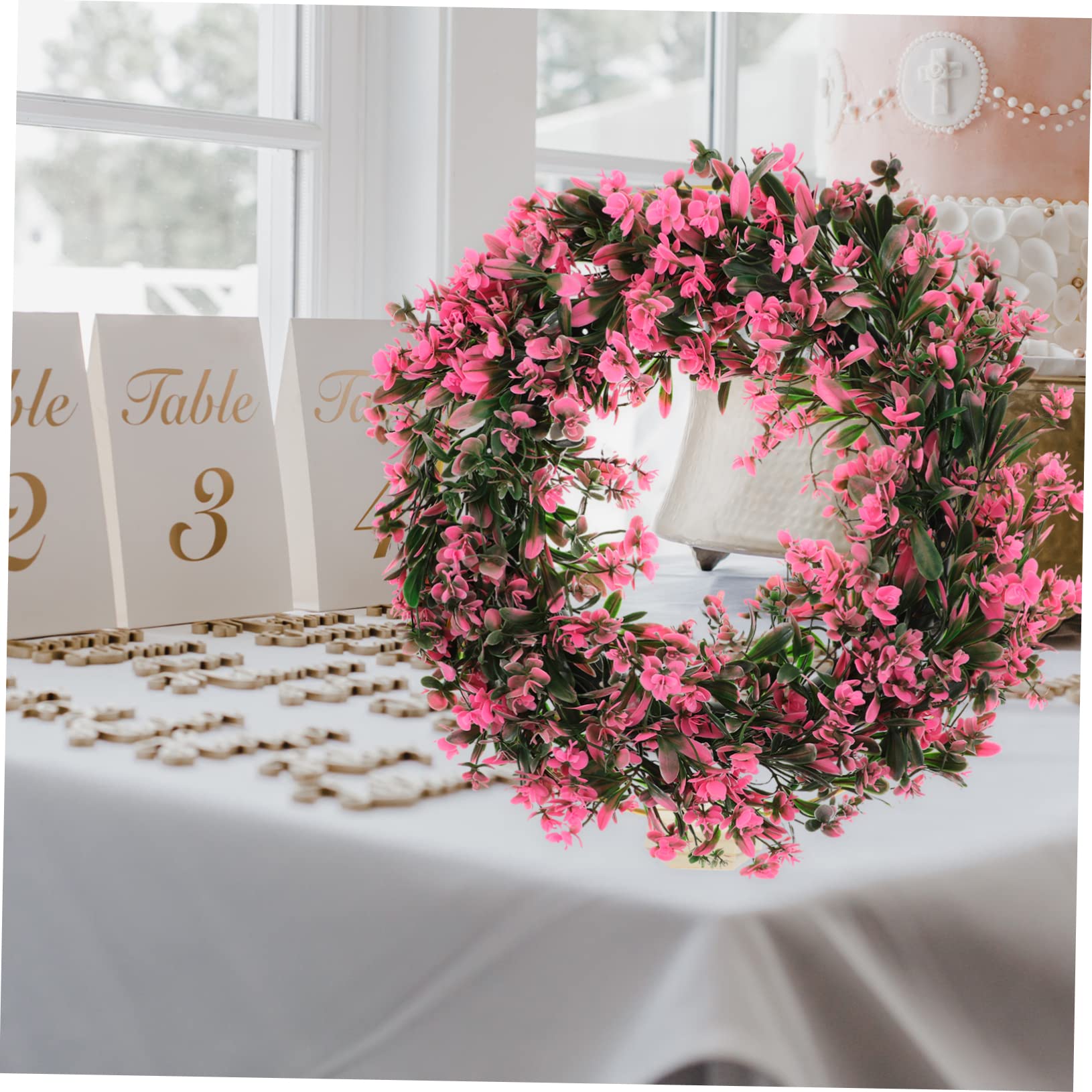 Toyvian Ghirlanda Artificiale Phalaenopsis Decorazione per Adornamento Festivo e Resistente Atmosfera e Accogliente