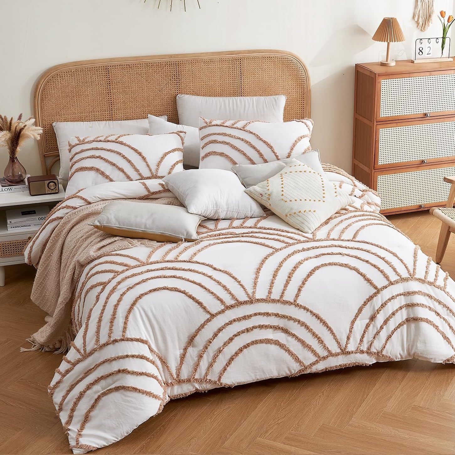 Boho Rainbow Bedding Set - Queen Comforter -14 Boho Rainbow Bedding Set - Queen Comforter -14