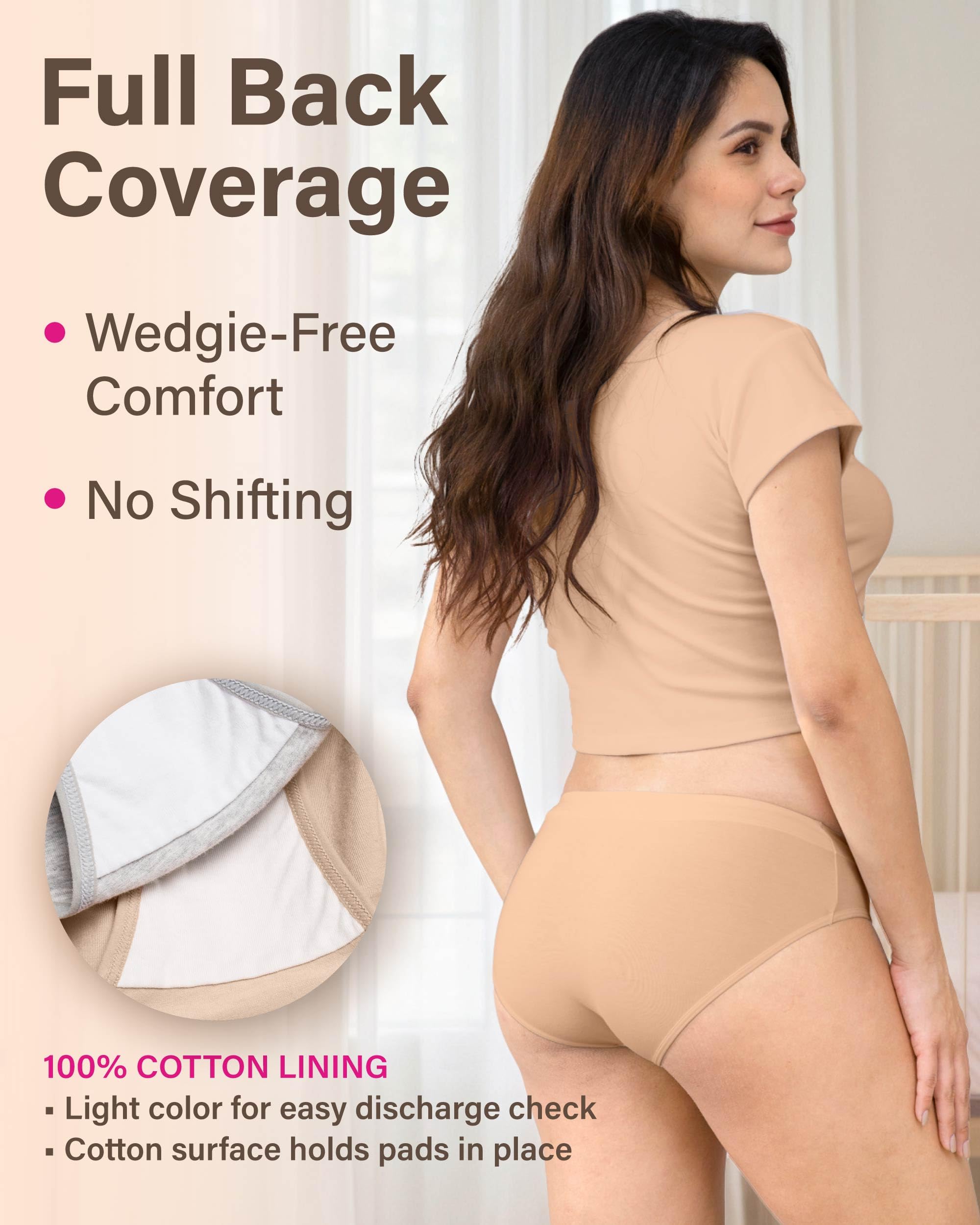 Intimate Portal Bragas Embarazadas de Algodón | Premamá y Postparto | Braguitas Bikini - 5