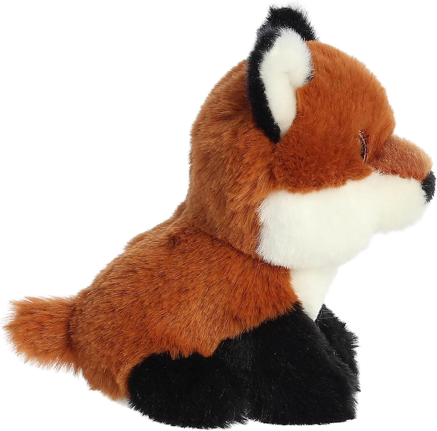 Aurora® Responsibly Made Eco Nation™ Mini Fox Stuffed Animal - Ideal for Playtime Adventures - Perfect for Birthdays or Just Because - Brown 4.5 Inches