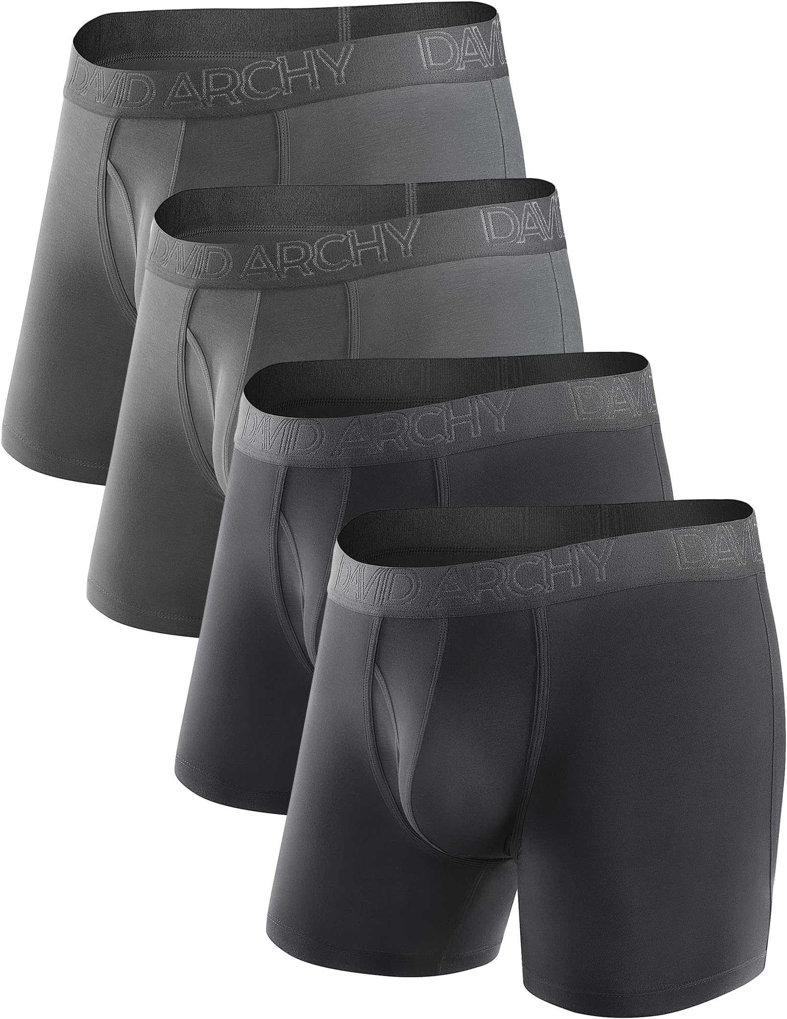 - Mens Underwear Boxer Briefs Lightweight Breathable Soft Moisture-Wicking with Fly Underwear for Men Multipack
