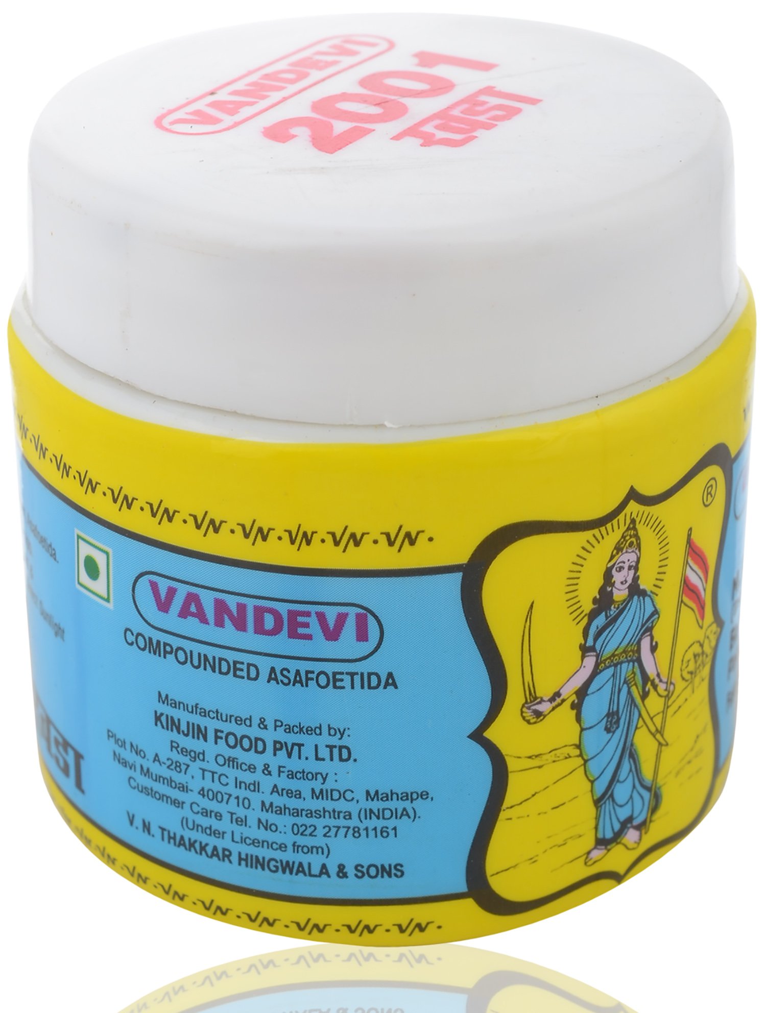 Vandevi Bandhani Hing 2001 Khada - 50 Grams (Pack of 3)