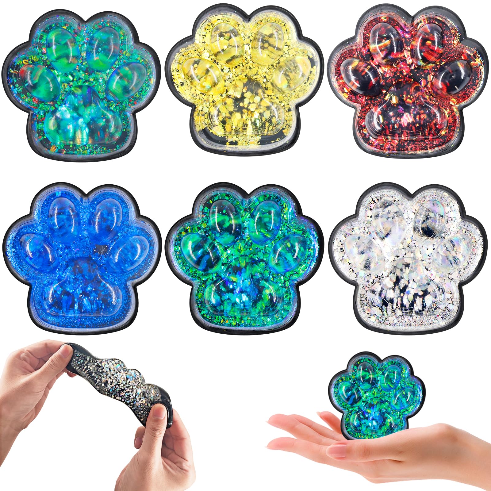 Kawaii Squeeze Juguetes 4 Piezas, Bolas Antiestres, Popping out Eyes Squeeze Toys, Juguetes Antiestres para Niños Adultos (Animales) — view 8