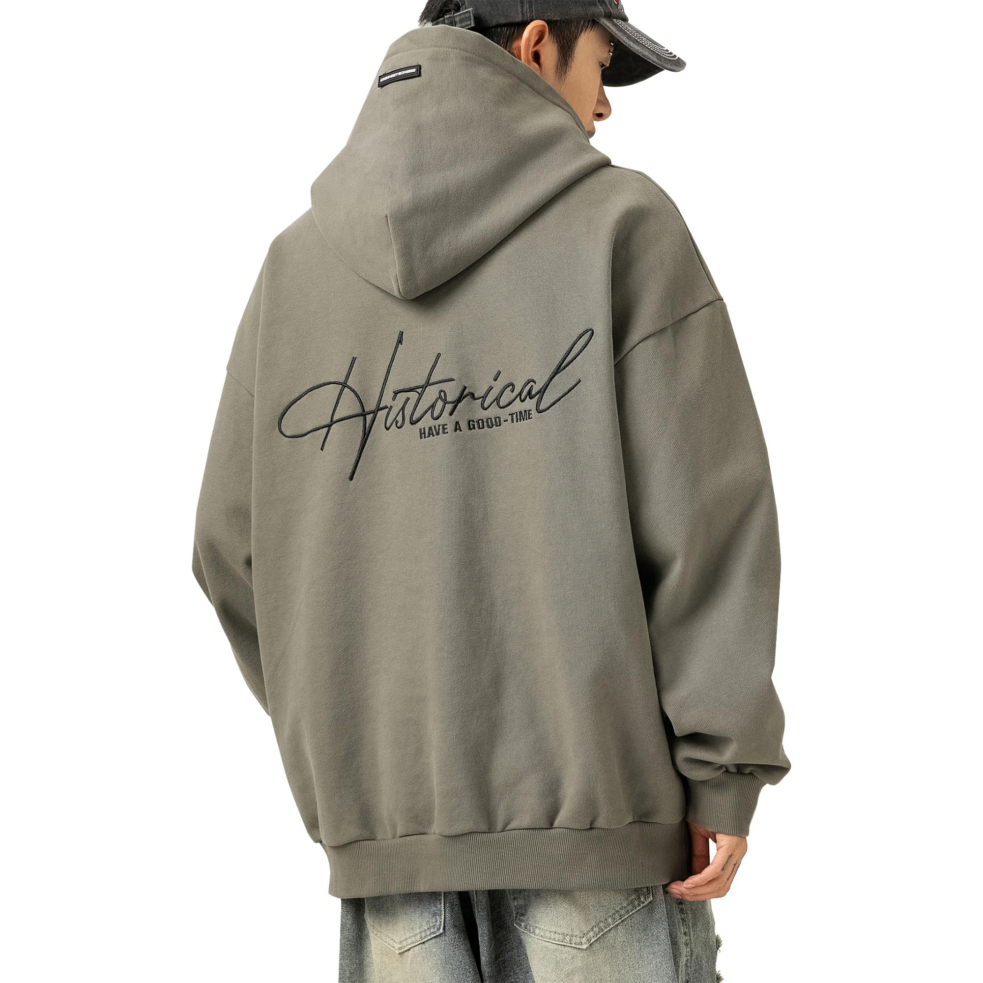 [Easykode] パーカー メンズ 長袖 トレーナー スウェット ショート丈 秋服 プルオーバー おしゃれ 刺繍 スエット プルパーカー 人気 ぱーかー 男女兼用 フード付き とれーなー カジュアル トップス かっこいい 服 ストリート系 秋 冬 春