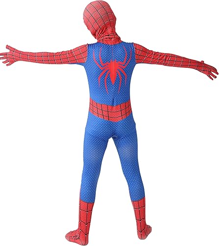 Miniatura 5 de CaoKaien Traje de superhéroe para Halloween disfraz de elastano disfraz de cosplay azul talla XL