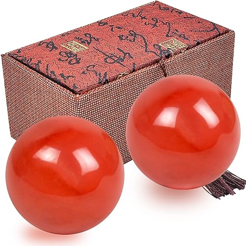 Vista 37 de fengshuisale Feng Shui Bolas de salud chinas (azul con fénix y dragón) 3.8cm/1.5" Pulsera de cuerda roja