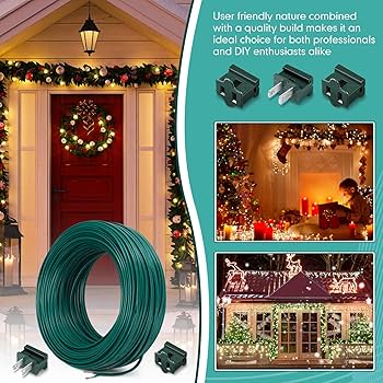 Kanayu SPT-1W 164FT Extension Hookup Electrical Wire 18/1