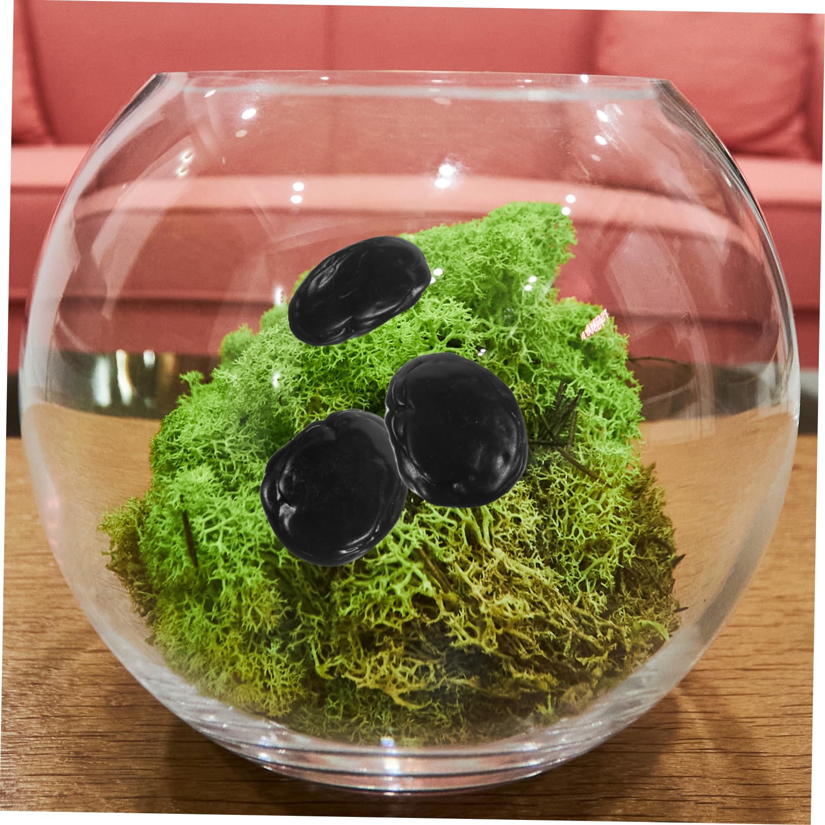 Amazon.co.jp: EXCEART 4個石造園装飾品 模造ロックガーデン装飾 景观