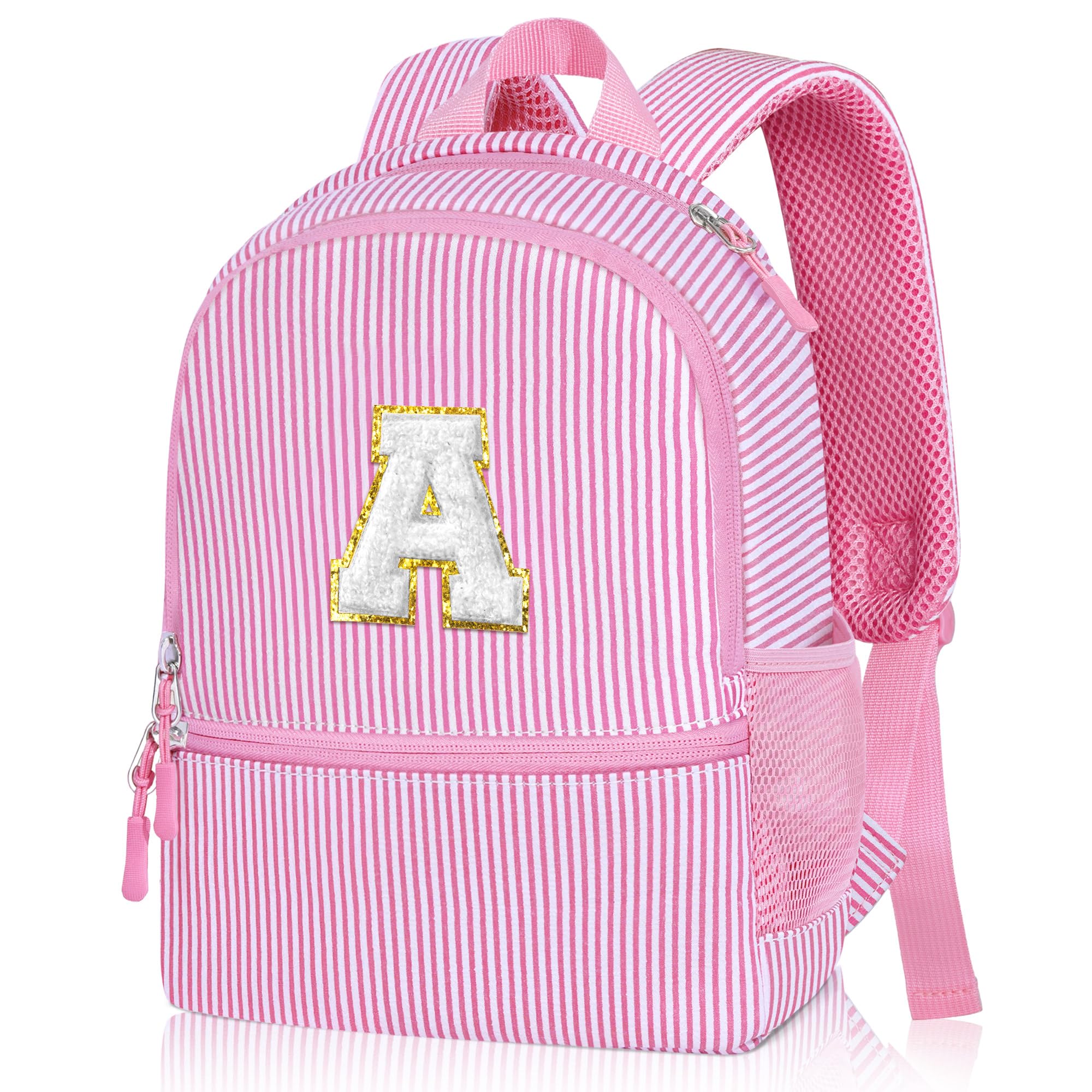 YOOLIFE Personalized Gifts Initial Birthday Gift Backpack Gift For Daughter Gifts For Sister Personalized Backpack Pink A