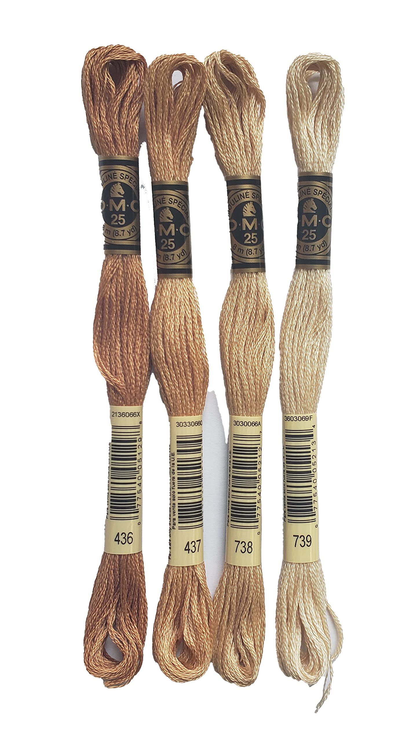Amazon.com: DMC 6-Strand Embroidery Cotton Bundle - Tan Color
