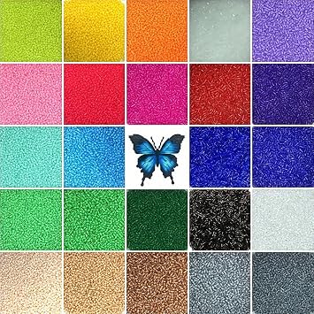2.6MM Mini Fuse Melty Beads Kit 24000PCS Multicolored DIY Craft Set for Pixel Art (48)