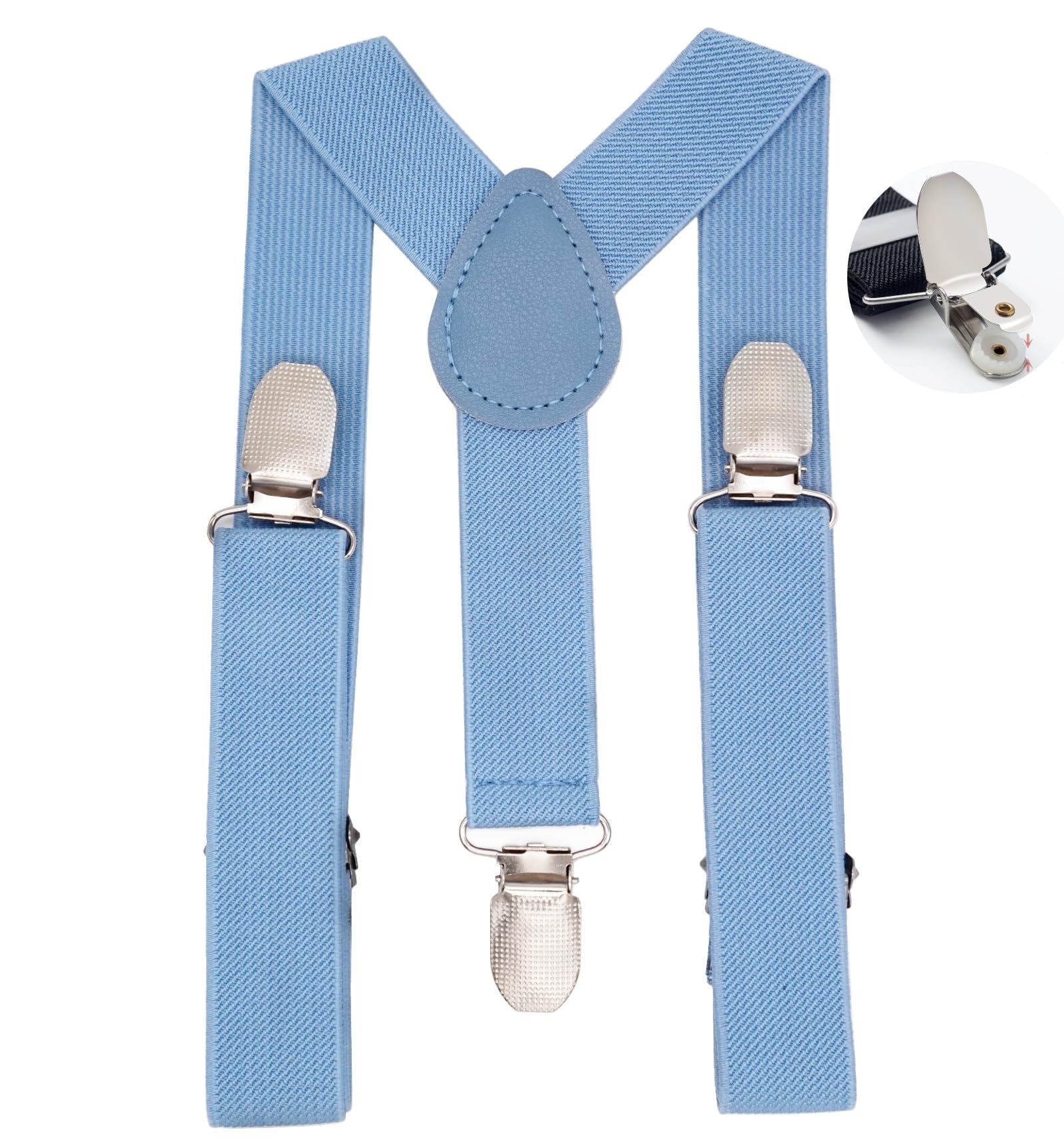 Tirantes en forma de Y para niños con tirantes cómodos ajustables para niños y niñas