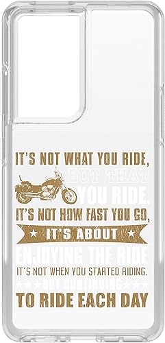 DistinctInk Clear Shockproof Hybrid Case for Samsung Galaxy S21 Ultra (6.8" Screen) - TPU Bumper, Acrylic Back, Tempered Glass Screen Protector -