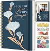 Christian Journal for Women—Christian Art Gifts Notebook with Scripture, Spiral Faith Journal for Devotionals and Bible Journaling, Inspirational Writing Notebook for Bible Study, 140 Pages