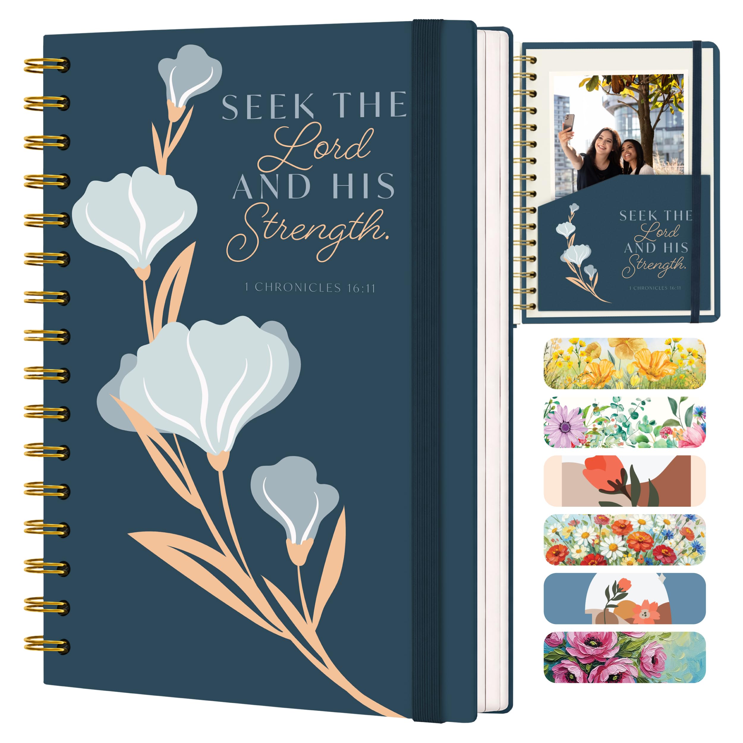 Only Zest Hardcover Blank Christian Notebook – 140 Pages – Seek the Lord