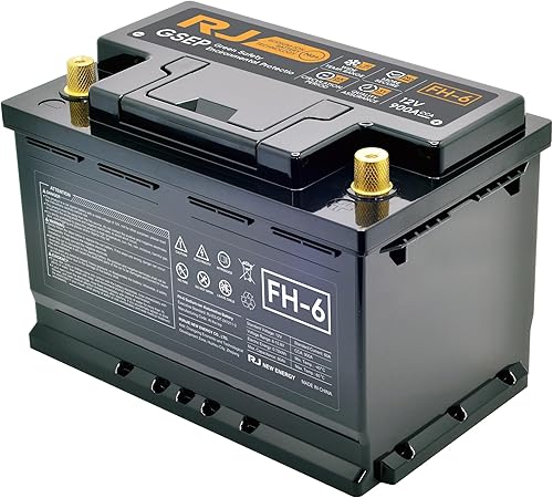 Miniatura 12 de Batería de auto de iones de sodio FH-5, batería automotriz de 12 V, negra (H7)