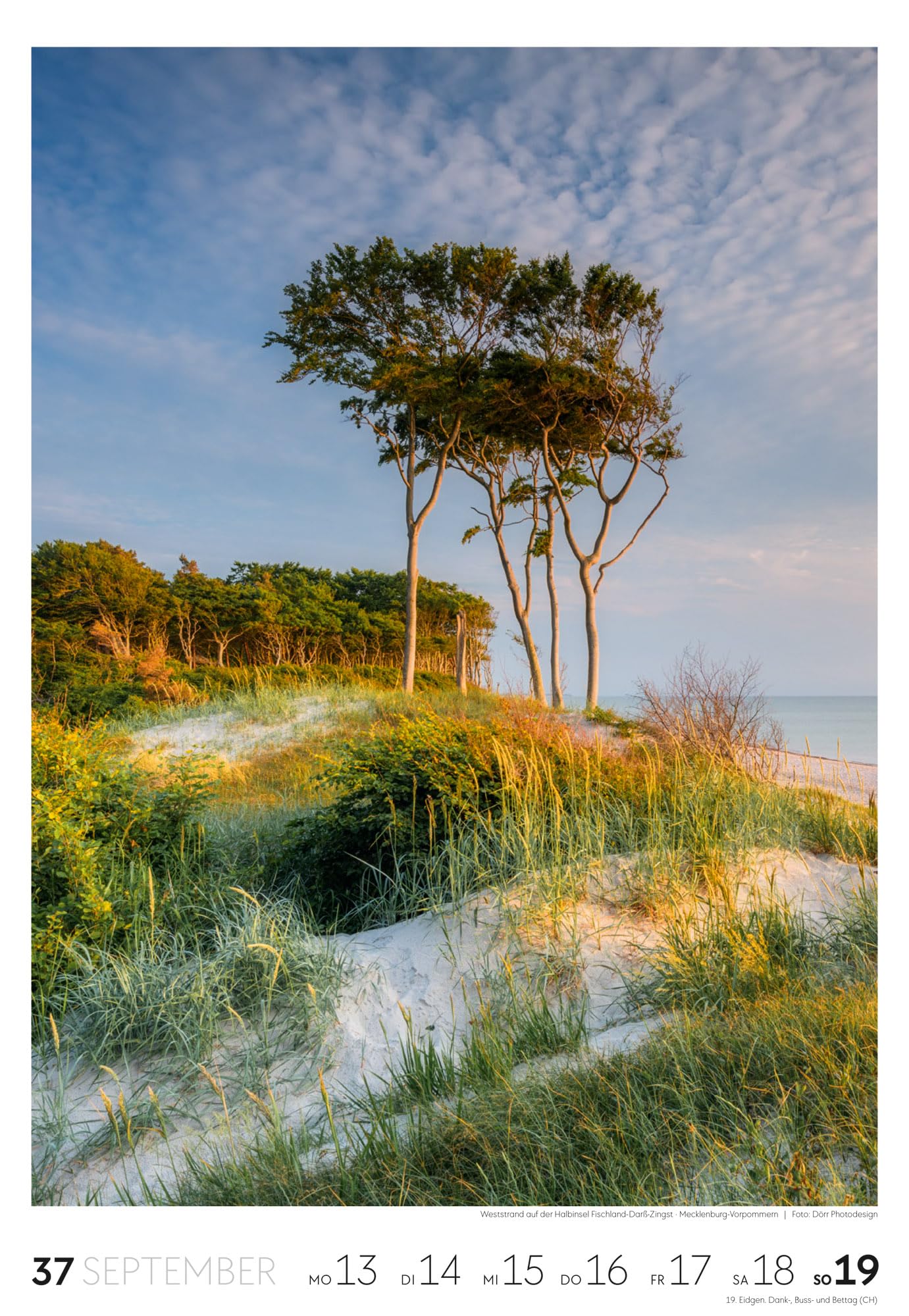 Küste Wochenkalender 2027: Meeres-Kalender mit 53 großformatigen Bildern im Hochformat (29x42 cm) | Strände der Ostsee und Nordsee in Deutschland