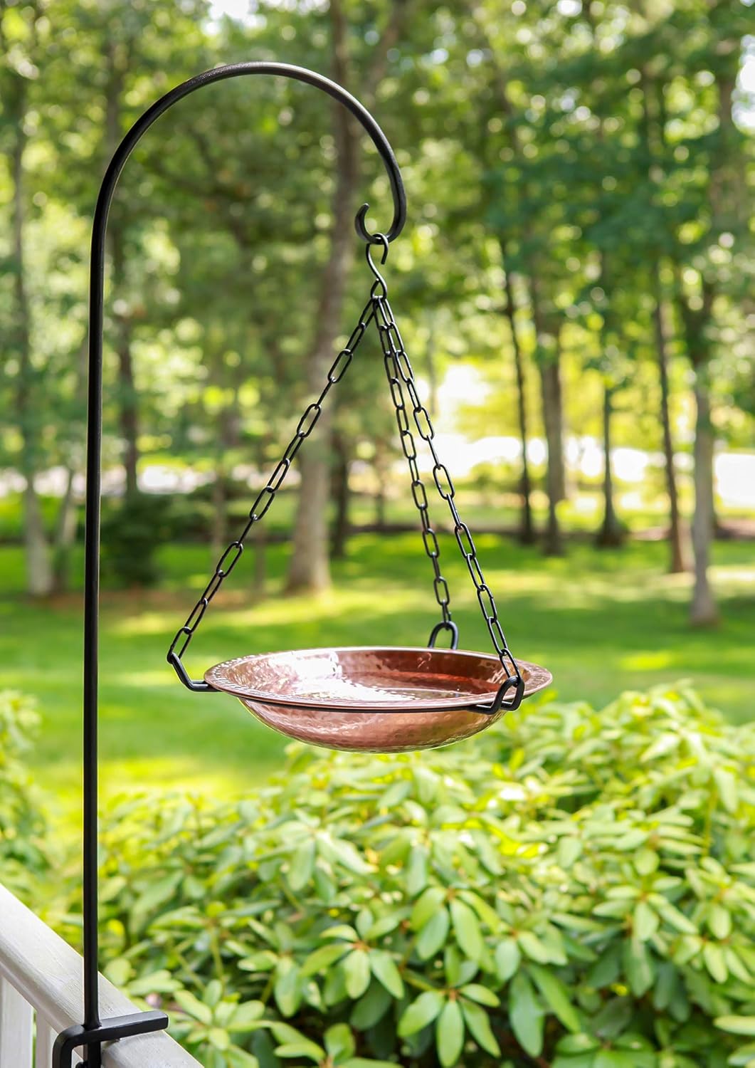 Achla Designs Hanging Ring for 12-in Birdbath Bowls Black