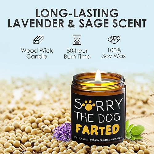 Miniatura 5 de Divertida vela de perro para mamá, regalos divertidos para mamá de perro para mujeres, regalos divertidos para papá, regalos de perros para amantes