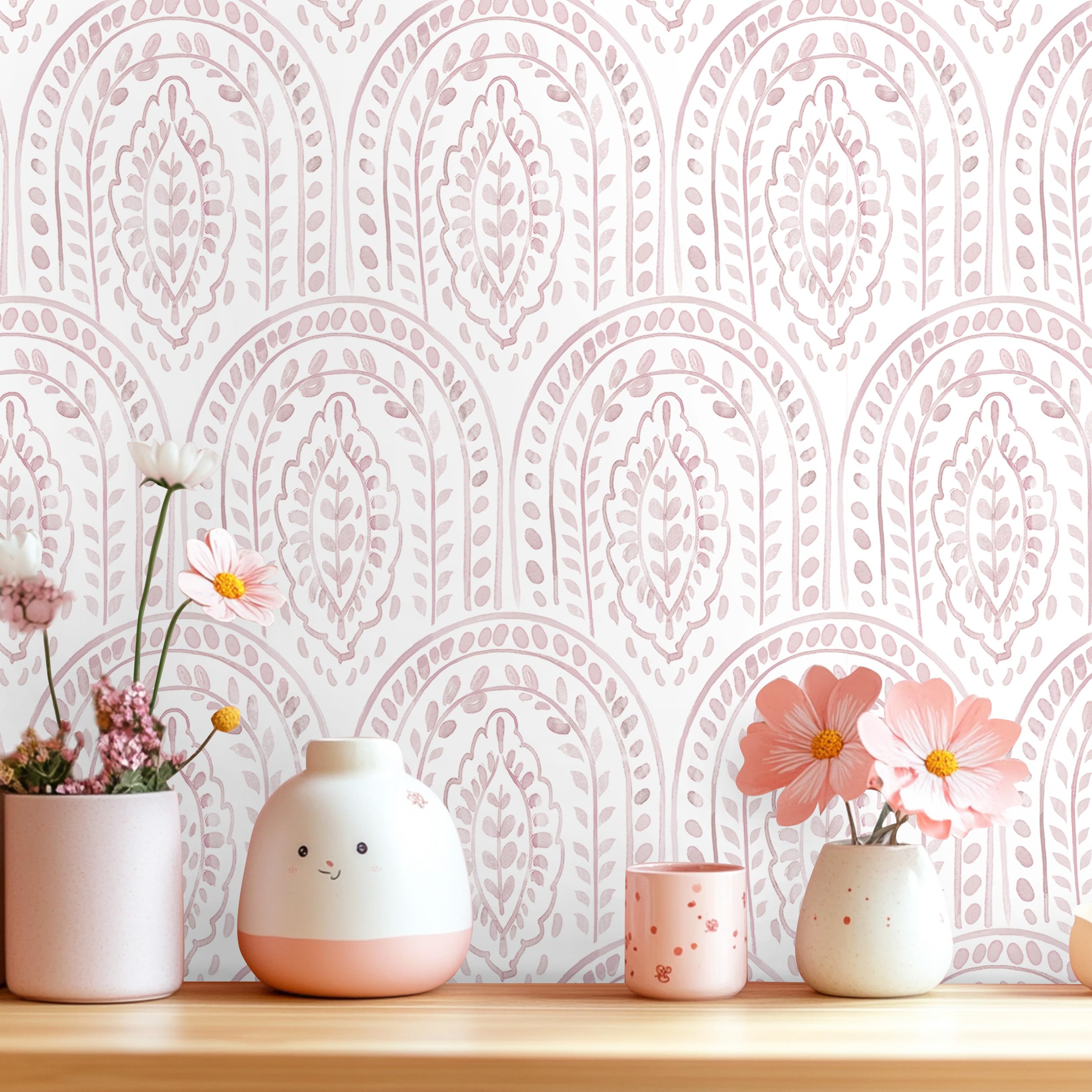 Modern Geometric Peel And Stick Wallpaper Boho Contact Paper - View #8
