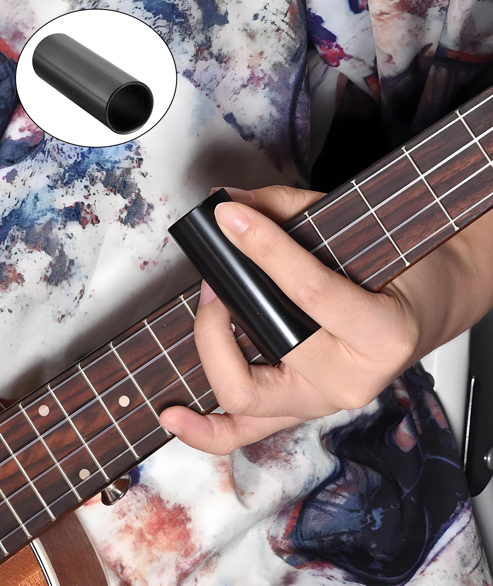Guitar Slide,Guitar Finger Cap,Guitar Finger Picks,Durable Accessory For Enhancing Music Expression In Rock And Blues Performances,Suitable For Studio Recording And Live Performances - Image 7 thumbnail