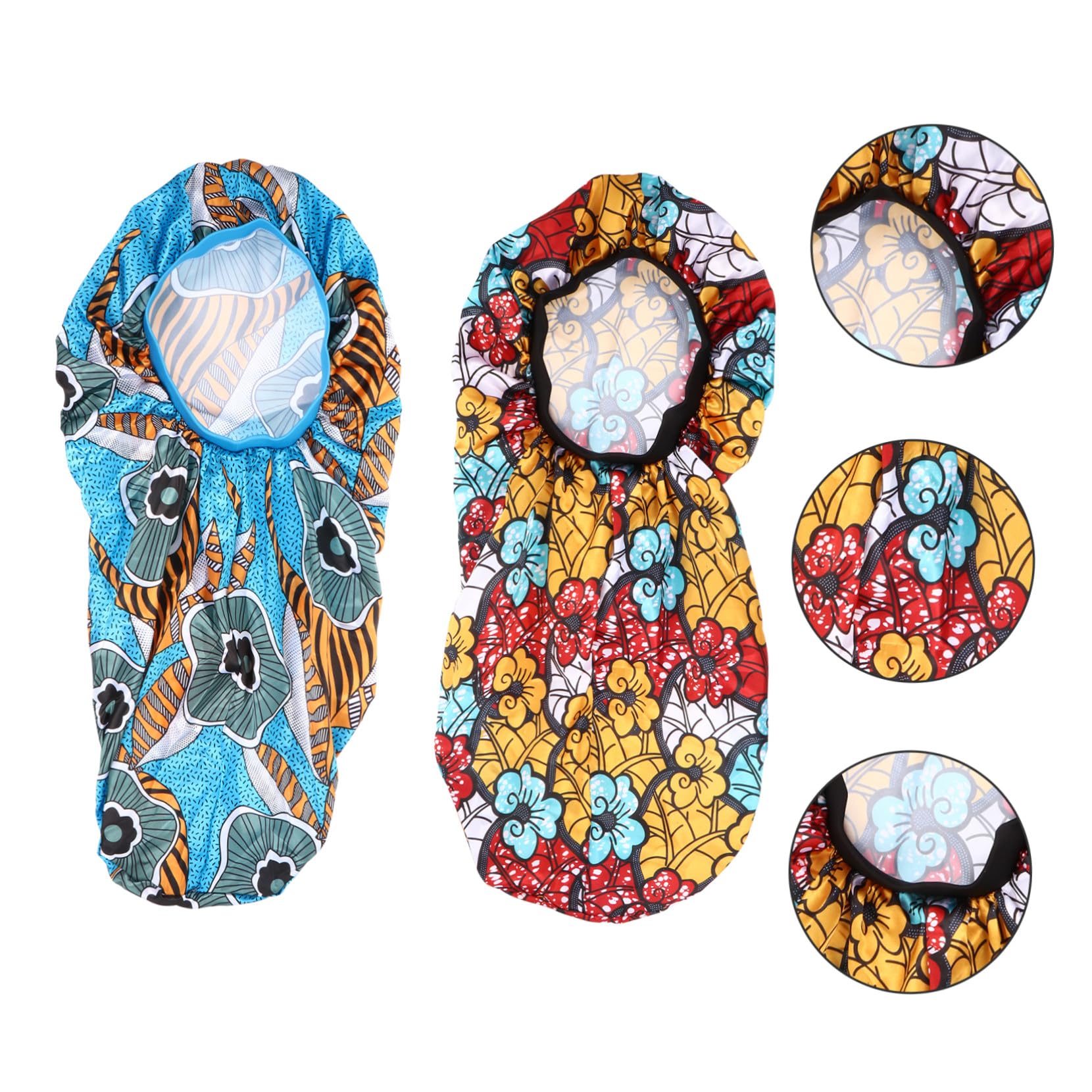 FRCOLOR 6piezas Gorro De Elástico Para Cabello Para Trenzas y Noche Diseño Cómodo y Para y De Cabello